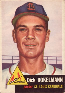 1953 Topps #204 Dick Bokelmann Front