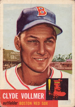 1953 Topps #32 Clyde Vollmer Front