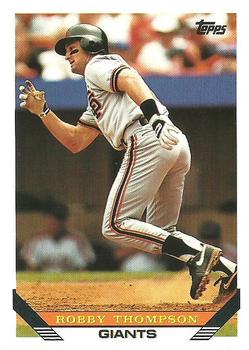 1993 Topps #115 Robby Thompson Front
