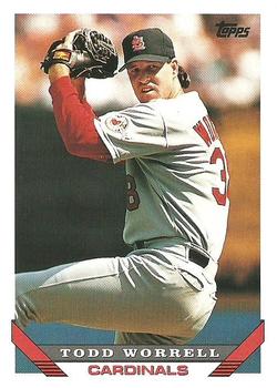 1993 Topps #121 Todd Worrell Front