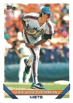 1993 Topps #134 Lee Guetterman Front