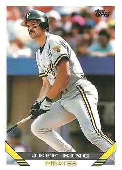 1993 Topps #136 Jeff King Front