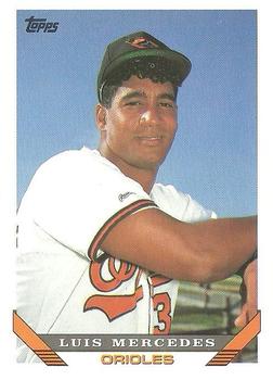 1993 Topps #446 Luis Mercedes Front