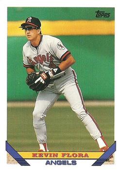 1993 Topps #521 Kevin Flora Front