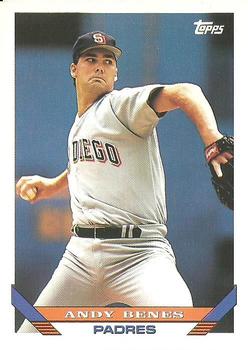 1993 Topps #568 Andy Benes Front