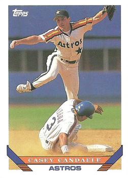 1993 Topps #584 Casey Candaele Front