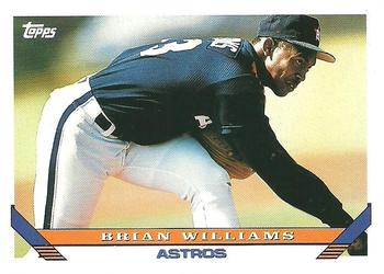 1993 Topps #614 Brian Williams Front