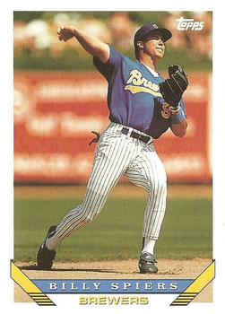 1993 Topps #619 Billy Spiers Front