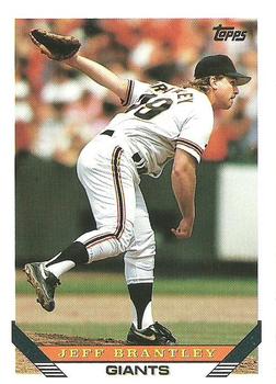 1993 Topps #631 Jeff Brantley Front