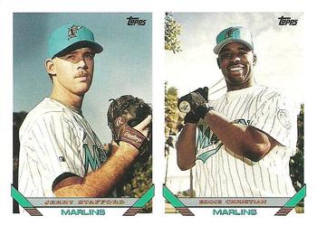 1993 Topps #683 Jerry Stafford / Eddie Christian Front