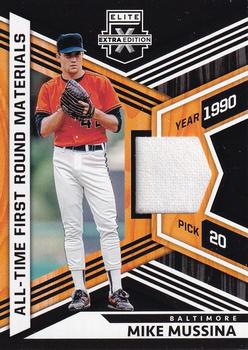 2021 Panini Elite Extra Edition - All-Time First Round Materials #ATFM-MI Mike Mussina Front