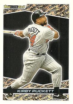 1993 Topps - Black Gold #40 Kirby Puckett Front