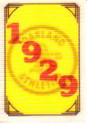 1987 Sportflics - Cooperstown Timeless Trivia #1 Timeless Trivia Front