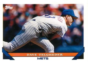 1993 Topps Traded #89T Dave Telgheder Front
