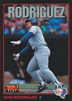 1993 Triple Play #16 Ivan Rodriguez Front