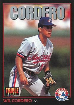 1993 Triple Play #27 Wil Cordero Front