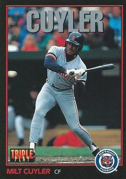 1993 Triple Play #44 Milt Cuyler Front