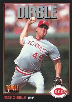 1993 Triple Play #52 Rob Dibble Front