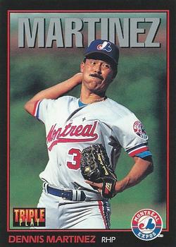 1993 Triple Play #74 Dennis Martinez Front