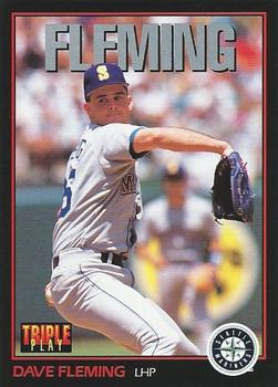 1993 Triple Play #99 Dave Fleming Front