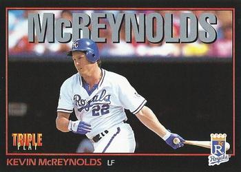 1993 Triple Play #104 Kevin McReynolds Front