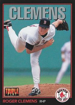 1993 Triple Play #118 Roger Clemens Front