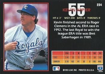1993 Triple Play #234 Kevin Appier Back