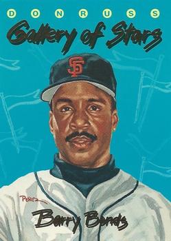 1993 Triple Play - Gallery of Stars #GS-1 Barry Bonds Front