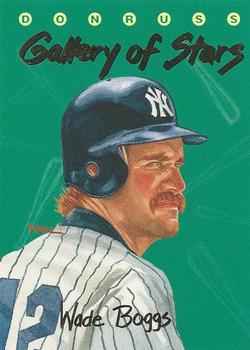 1993 Triple Play - Gallery of Stars #GS-3 Wade Boggs Front
