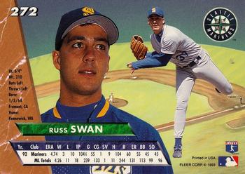 1993 Ultra #272 Russ Swan Back