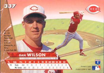1993 Ultra #337 Dan Wilson Back