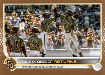 2022 Topps - Gold #125 Slam Diego Returns Front