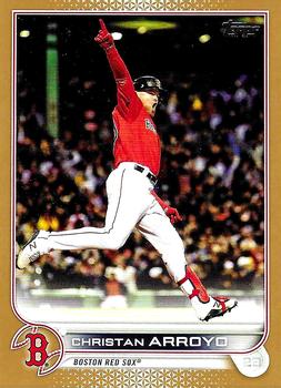 2022 Topps - Gold #582 Christian Arroyo Front