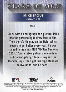 2022 Topps - Stars of MLB #SMLB-1 Mike Trout Back