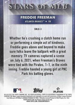 2022 Topps - Stars of MLB #SMLB-3 Freddie Freeman Back