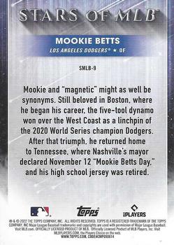 2022 Topps - Stars of MLB #SMLB-9 Mookie Betts Back