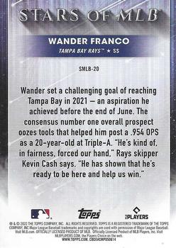 2022 Topps - Stars of MLB #SMLB-20 Wander Franco Back