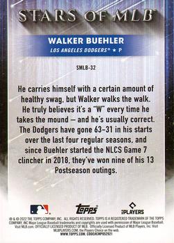 2022 Topps - Stars of MLB #SMLB-32 Walker Buehler Back
