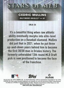 2022 Topps - Stars of MLB #SMLB-36 Cedric Mullins Back