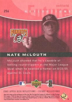 2005 Upper Deck Update - 2005 Upper Deck Reflections Update Red #256 Nate McLouth Back