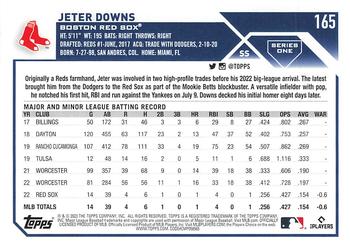 2023 Topps #165 Jeter Downs Back