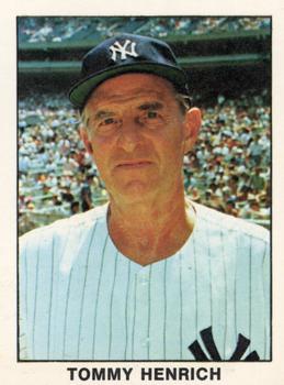 1976 SSPC New York Yankees Old-Timers Day #NNO Tommy Henrich Front