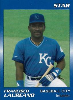 1989 Star Baseball City Royals - Platinum #15 Francisco Laureano Front