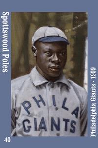 2019 Negro Leagues History Magnets #40 Spottswood Poles Front