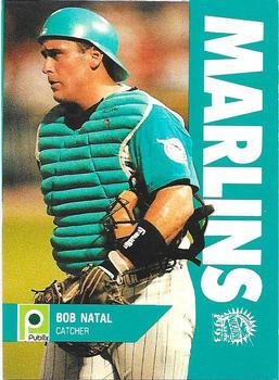 1993 Publix Coca-Cola Florida Marlins #NNO Bob Natal Front