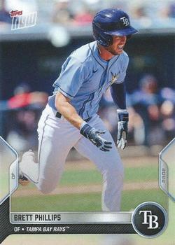 2022 Topps Now Road to Opening Day Tampa Bay Rays #OD-54 Brett Phillips Front