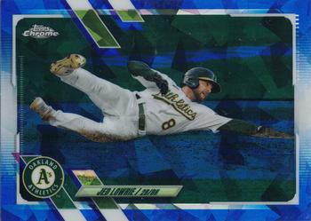 2021 Topps Chrome Update Sapphire Edition #US78 Jed Lowrie Front