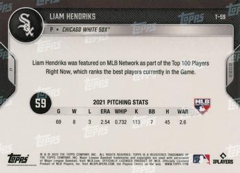 2022 Topps Now MLB Network's Top 100 #T-59 Liam Hendriks Back