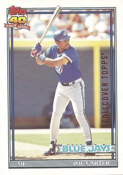 2017 Topps - Rediscover Topps 1991 Topps Traded Stamped Buybacks Bronze #20T Joe Carter Front