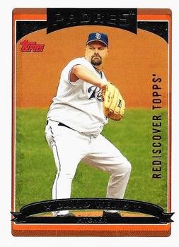 2017 Topps - Rediscover Topps 2006 Topps Updates & Highlights Stamped Buybacks Bronze #UH14 David Wells Front